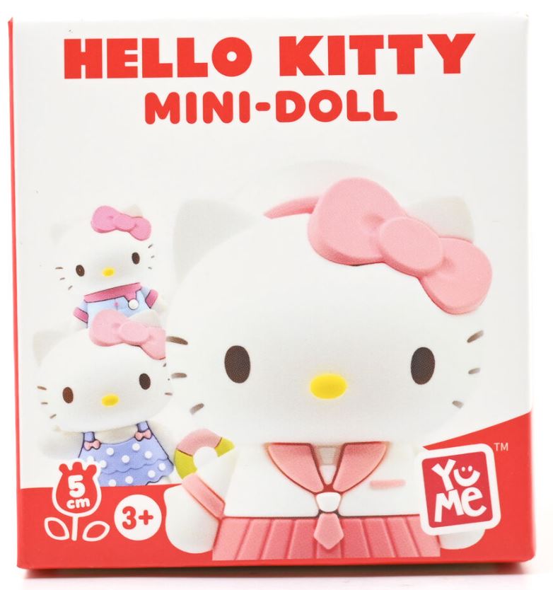 FIGURA HELLO KITTY VESTIDOS 5 CM.