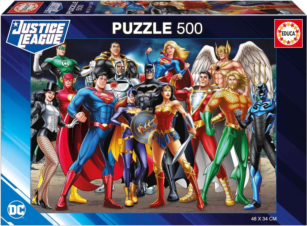 PUZ. 500 JUSTICE LEAGUE DC COM.