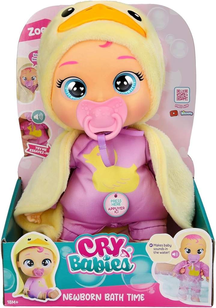 BEBES LLORONES HORA BAÑO ZOE