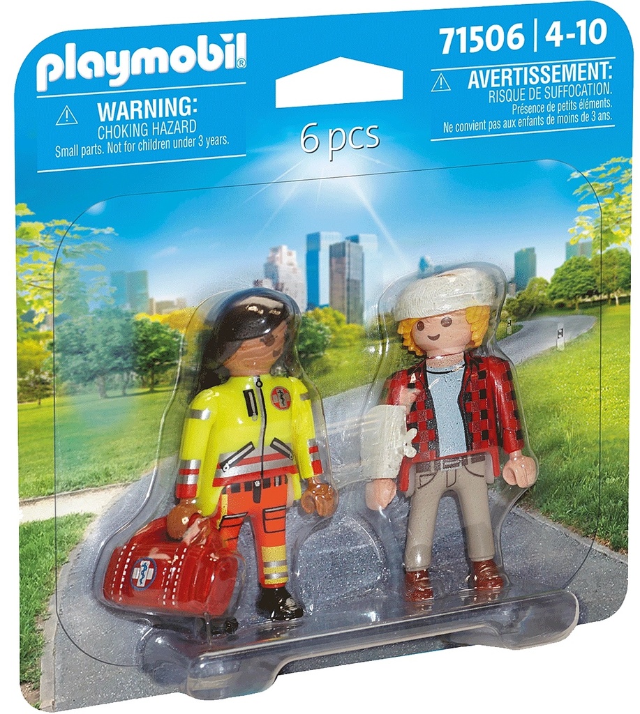 PARAMEDICO CON PACIENTE