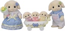 FAMILIA CONEJO FLOR