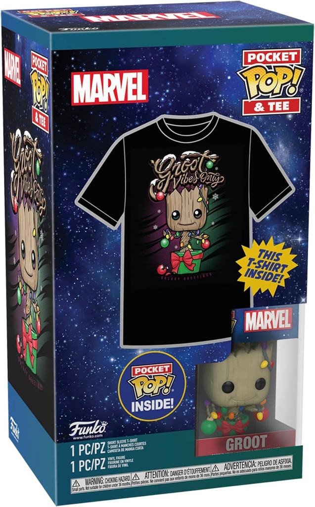 CAMISETA GROOT XL+POCKETPOP