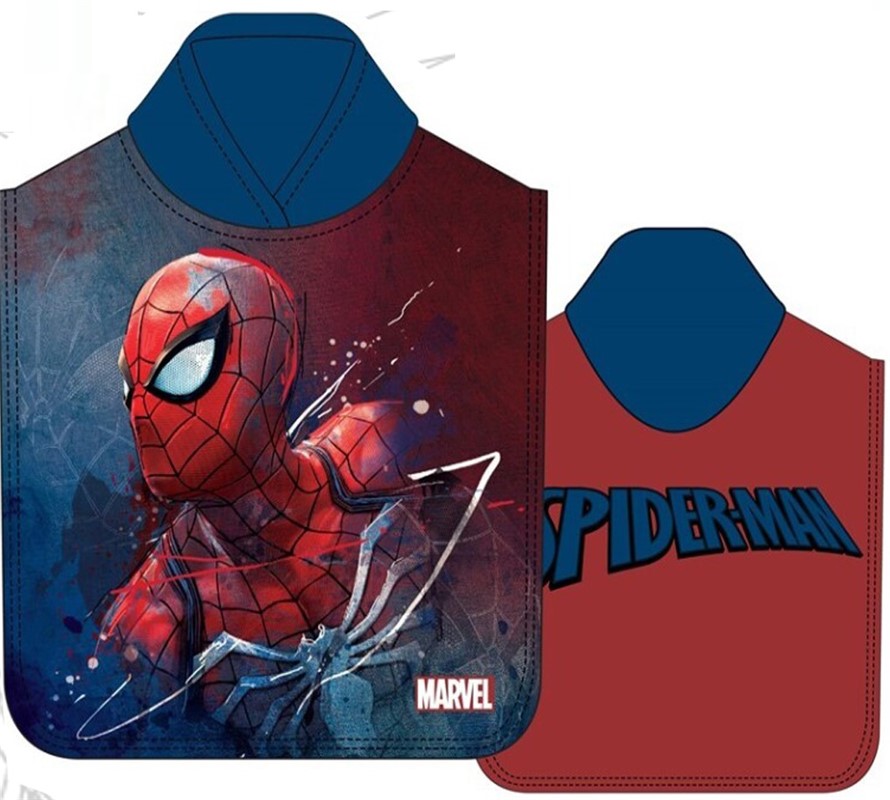 PONCHO PLAYA SPIDERMAN 50x100