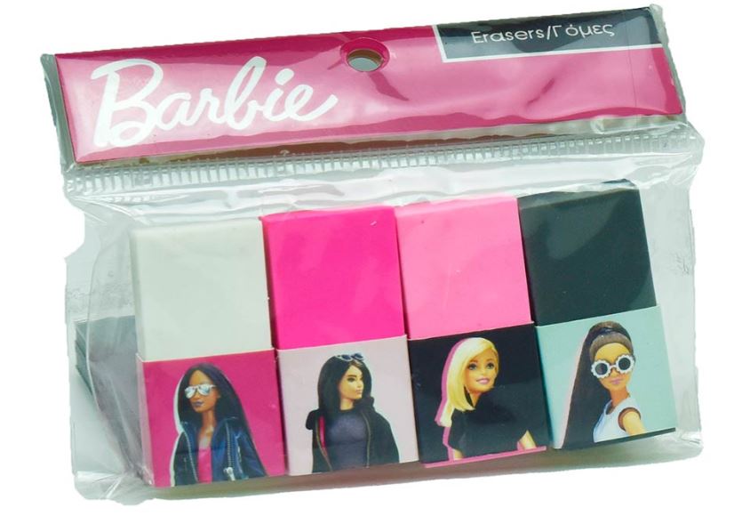 GOMAS BORRAR BARBIE (SET 4)