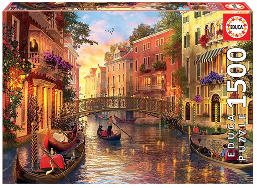 [04017124] PUZ.1500 ATARDECER EN VENECIA