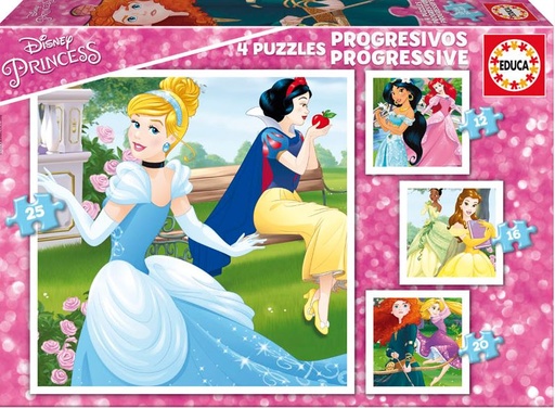 [04017166] PUZ.12+16+20+25 PRINCESAS