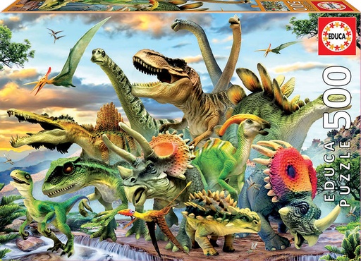 [04017961] PUZ. 500 DINOSAURIOS