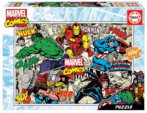 [04018498] PUZ.1000 MARVEL COMICS