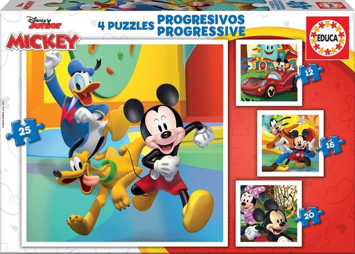 [04019294] PUZ.12+16+20+25 MICKEY & FR.