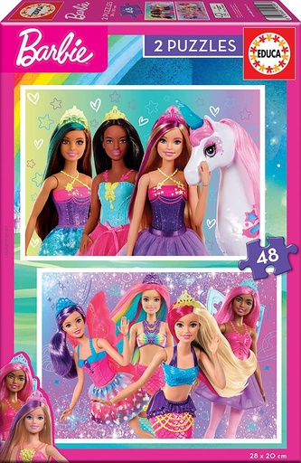 [04019299] PUZ.2x48 BARBIE