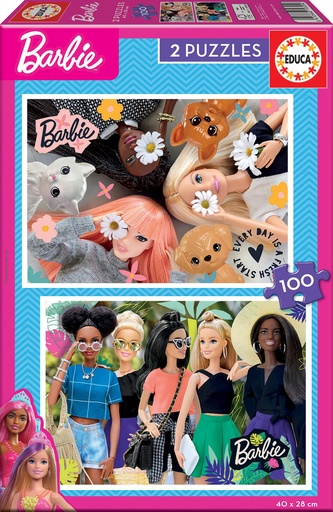 [04019300] PUZ.2x100 BARBIE