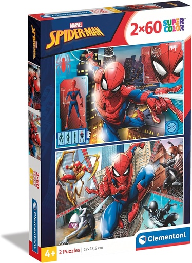 [06621608] PUZ.2x60 SPIDERMAN