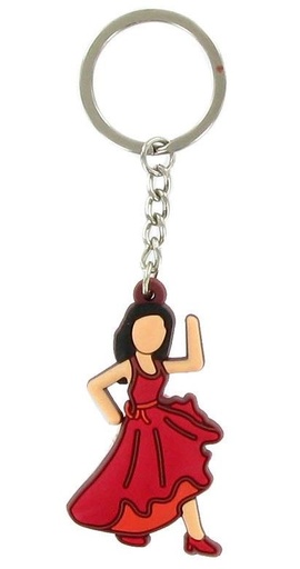 [07310011] LLAVERO EMOJI FLAMENCA