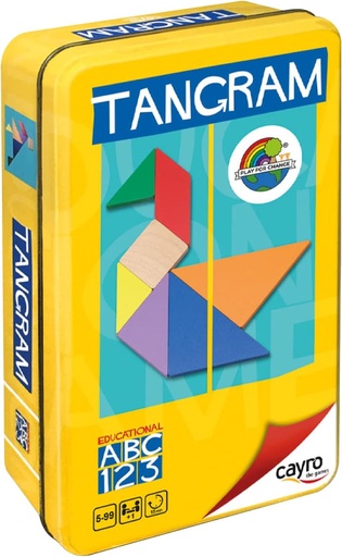 [19370033] TANGRAM COLORES CAJA METAL