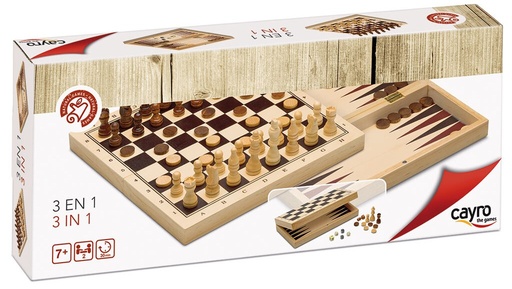 [19300648] AJEDREZ-DAMAS-BACKGAMMON