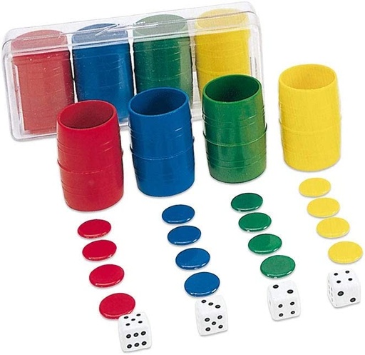 [19340741] ACCESORIOS PARCHIS 4 JUGADORES