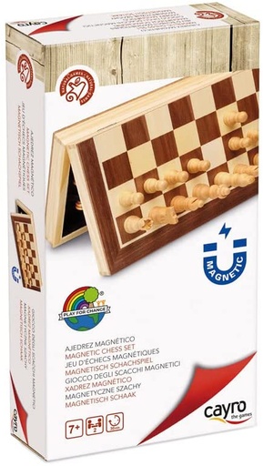 [19360600] AJEDREZ MAGNETICO MARQUETERIA