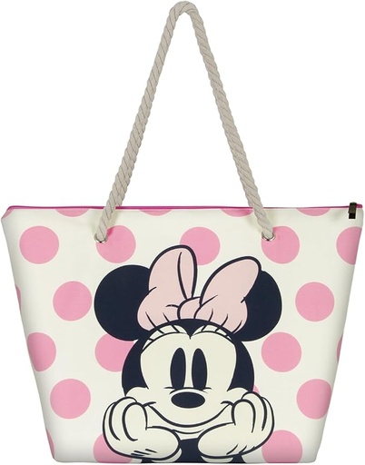 [20907036] BOLSA PLAYA MINNIE SOLEIL DOTS
