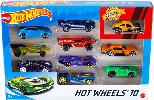 [24554886] VEHICULOS HOT WHEELS PACK 10
