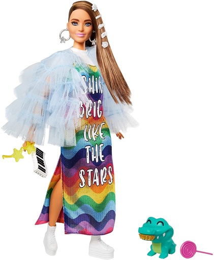 [24597336] BARBIE VESTIDO ARCOIRIS
