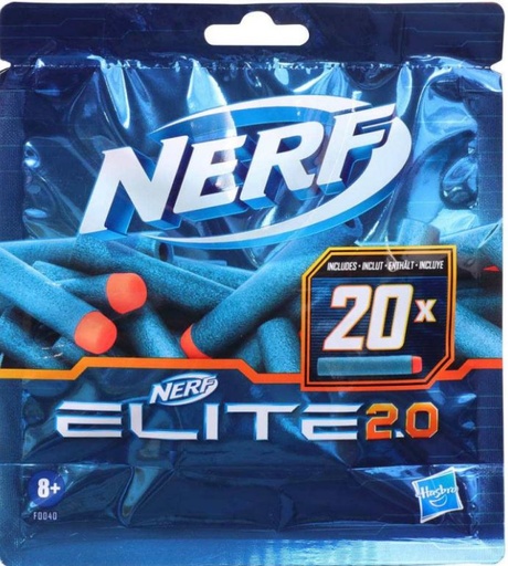 [25576784] NERF ELITE 2.0 20 DARDOS