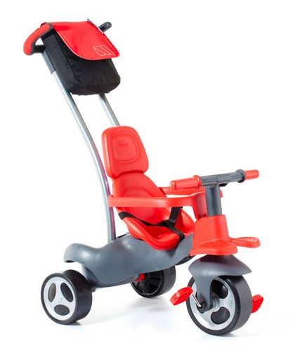 [26517200] TRICICLO RUEDA GOMA ROJO