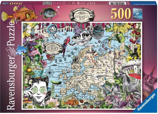 [26916760] PUZ. 500 MAPA EUROPEO,CIRCO P.