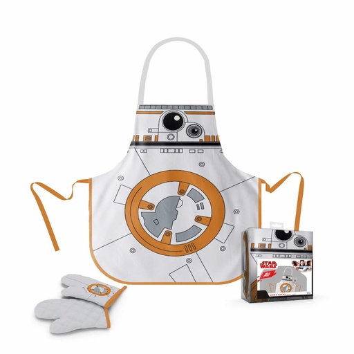 [33120909] DELANTAL+MANOPLA BB-8 S.W.