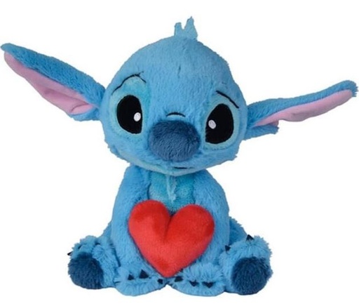 [33302719] PELUCHE STITCH CORAZON 25 CM.