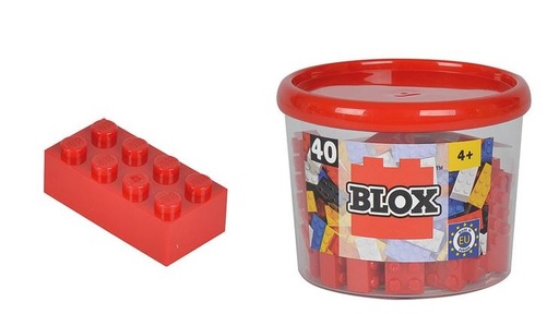 [33318875] BLOX BOTE 40 BLOQUES ROJOS