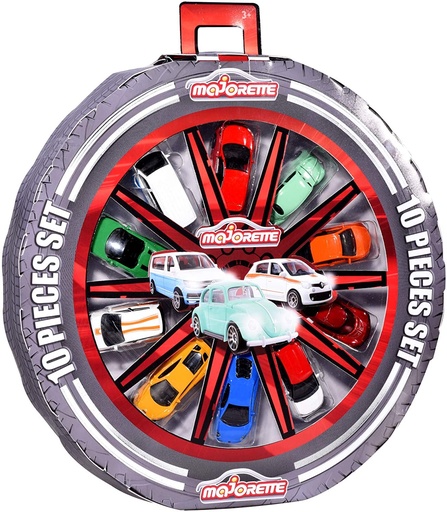 [33358591] RUEDA 10 COCHES MAJORETTE