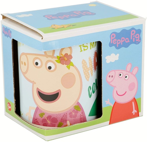 [33520102] TAZA CERAMICA PEPPA PIG 325 ML