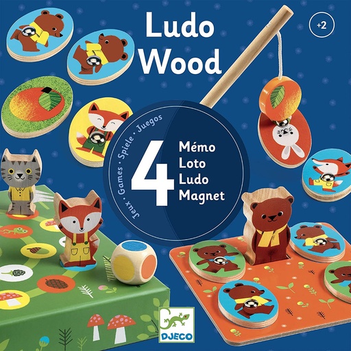 [36201628] JUEGO EDUCATIVO LUDO WOOD