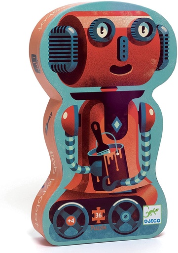 [36207239] PUZZLE SILUETA BOB EL ROBOT