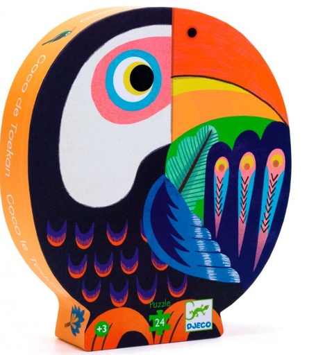 [36207283] PUZZLE SILUETA COCO EL TUCAN