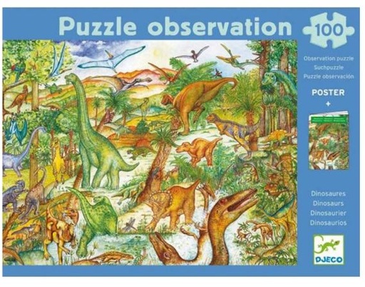 [36207424] PUZZLE OBSERVACION DINOSAURIOS