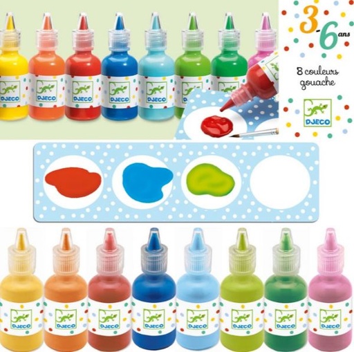 [36208861] COLORES PARA PEQUE 8 BOTES