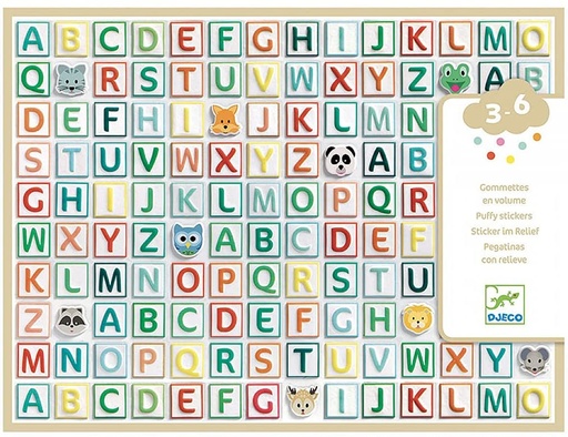 [36209078] PEGATINAS ABECEDARIO