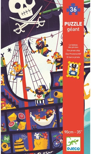 [36237129] PUZZLE GIGANTE BARCO PIRATA