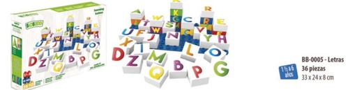 [42700005] BIOBUDDI BLOQUES LETRAS 36 P.
