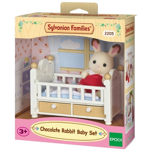 [42805017] SET CUNA CONEJO CHOCOLATE