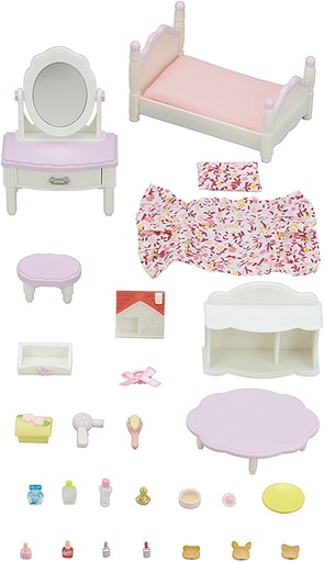 [42805285] DORMITORIO Y TOCADOR SYLVANIAN