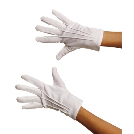 [55201413] GUANTE CORTO BLANCO ADULTO