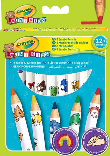 [55603678] MAXI LAPICES COLORES MK (8 U.)
