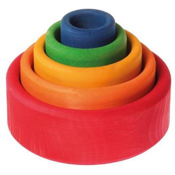 [56910351] CUBOS APILABLES ARCOIRIS ROJO