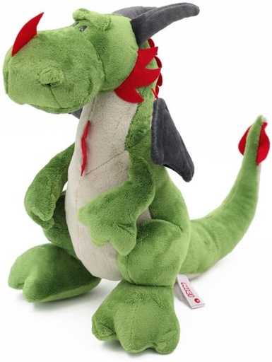 [58788298] PELUCHE DRAGON VERDE SENTADO 30 CM.