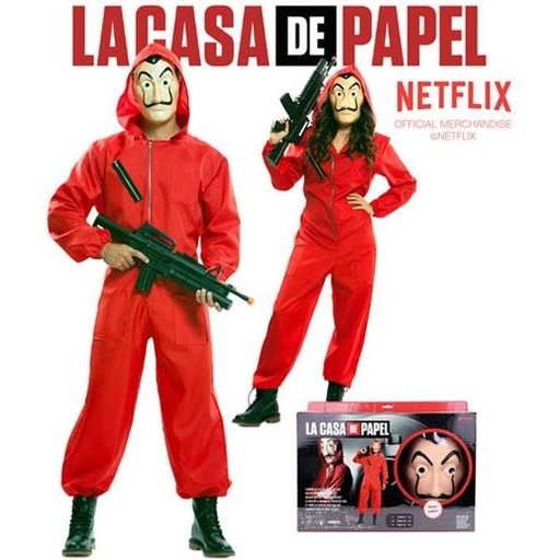 [59513681] DISFRAZ LADRON CASA P.LUXE T.S