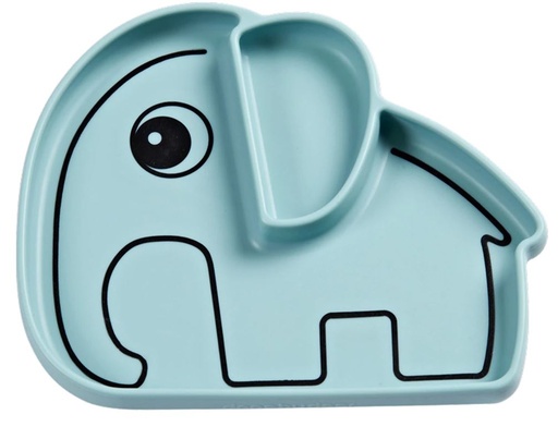 [60600103] BOWL SILICONA ELEFANTE AZUL
