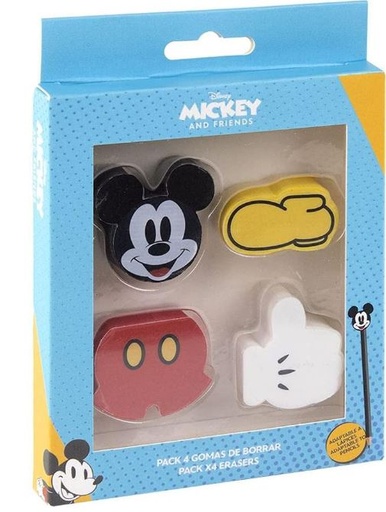 [61058958] GOMA BORRAR MICKEY (PACK 4)