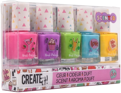 [61784149] ESMALTE UÑAS C/AROMA (PACK 5)